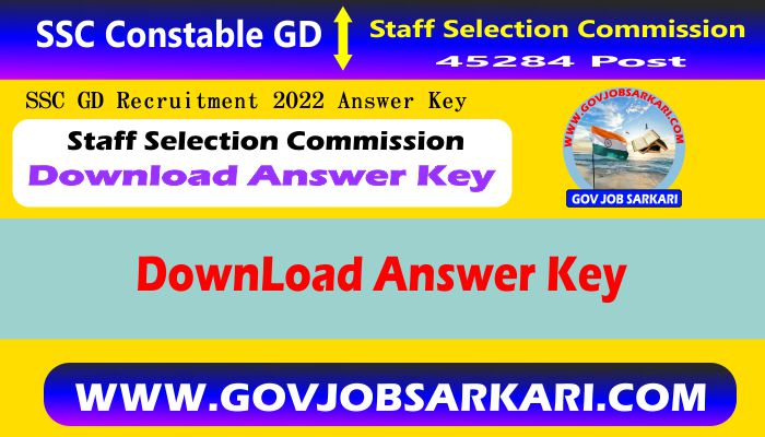 ssc gd 2023 answer key