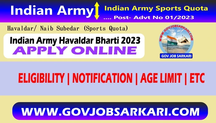 indian army havaldar bharti