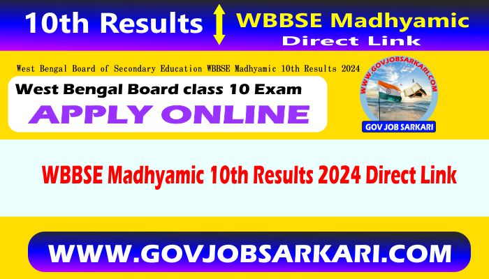 wbbse board madhyamik exam 2024 result