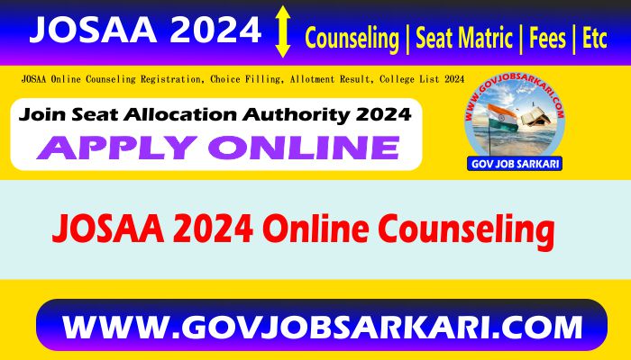 josaa online counseling registration