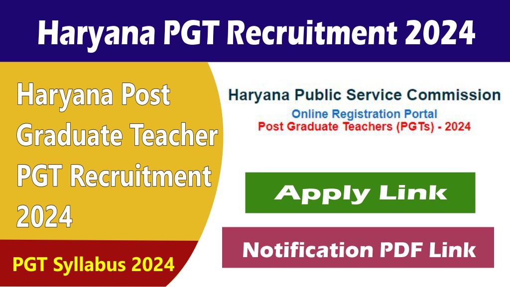 hpsc pgt recruitment 2024