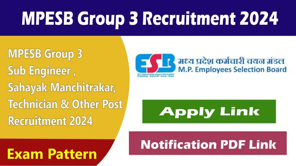 mpesb group 3 recruitment 2024