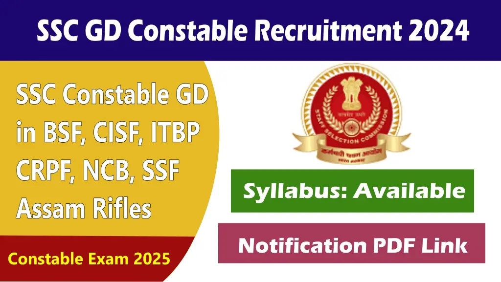 ssc gd constable recruitment