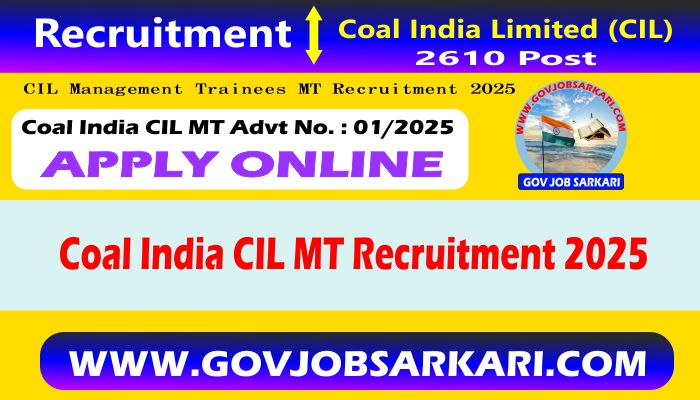 coal-india-cil-mt-recruitment-2025